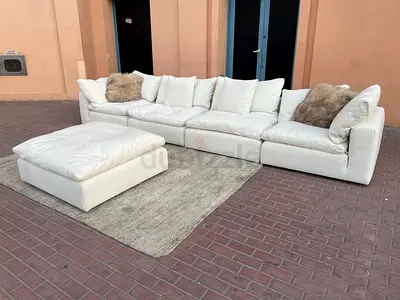 Luxurious Marina Home Luscious Modular Living room Sofa with footstool