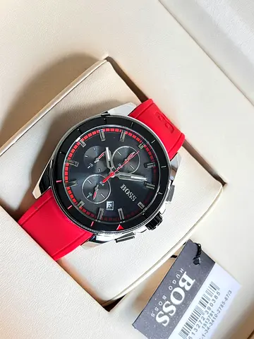 MasterCopy | Hugo Boss Men's Volane Chronograph Watch - Red