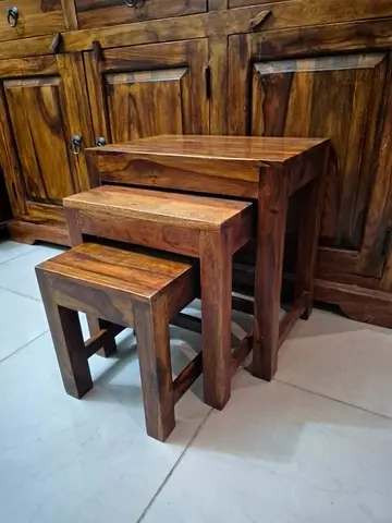 Wooden Marina Table X3