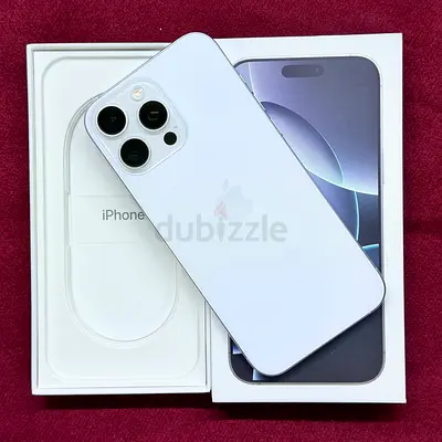 IPHONE 16 PRO MAX 256GB STORAGE WHITE TITANIUM