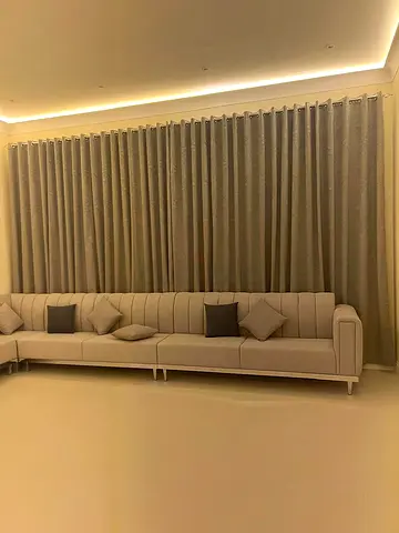 New customized curtains and installation