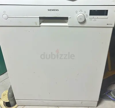 Siemens freestanding dishwasher - white, functional