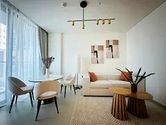 Furnished 1 BR | Binghatti Galaxy Tower B, JVC, Dubai | All Bills Included