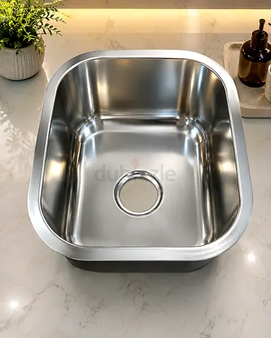 Stainless Steel Undermount Kitchen Sink - Single Bowl, New 43x37