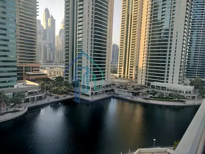 شقة مفروشة بغرفة نوم واحدة | Goldcrest Views 1 | إطلالة على مارينا وأفق المدينة
