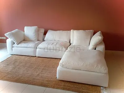 Amazing condition marina home luscious sofa with footstool