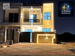 Own a luxury villa in Al Yasmin, Ajman | 4 master bedrooms G+2 | A great deal at a competitive price