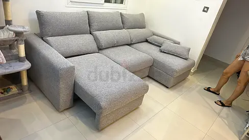 Brand new IKEA Eskilstuna L Shape Sofa bed with storage