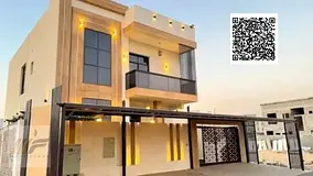 Villa for annual rent | In Al Yasmin area | Luxurious design and strategic location