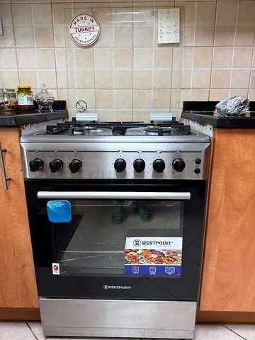 Westpoint Freestanding Gas Range with Oven - 4 Burners, Stainless Steel