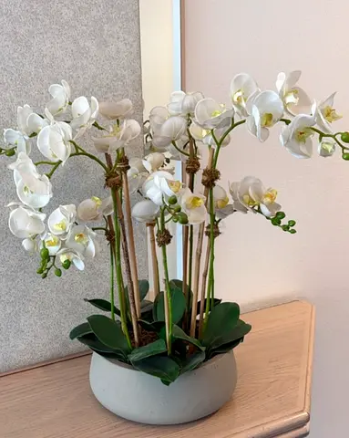 Orchid with pot artificial