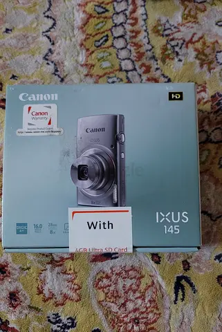 Canon IXUS 145 compact digital camera - boxed with accessories