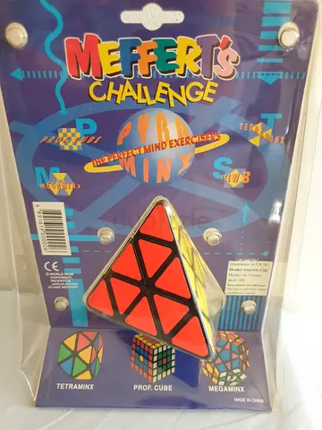 Meffert's Tetraminx Pyramid Puzzle - Brain Teaser (Like New)