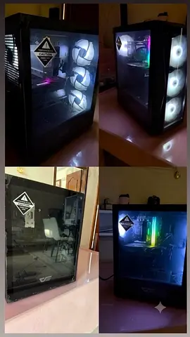 Custom RGB Gaming Desktop PC - Mid Tower with Tempered Glass