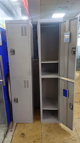 Used Metal Staff Lockers - single iron cabinet for sale