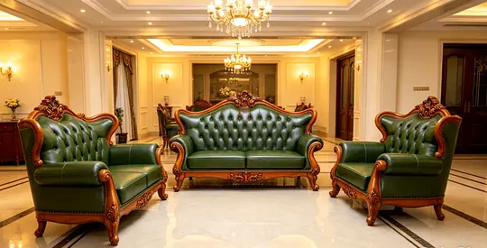 Sofa Leather 6 Seater