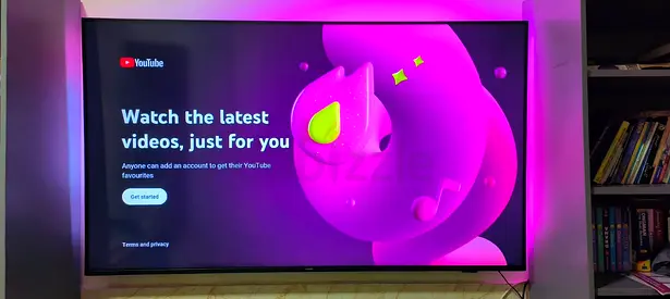 55-inch Philips Smart Crystal 4K UHD LED TV WITH AMBILIGHT inbuilt  TV - Good Working Condition