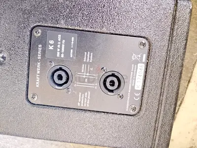 Kraftwerk K6 Powered Speaker — Single, Good Working Condition