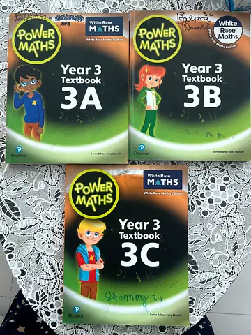 Power Maths Year 3 Textbooks 3A 3B and 3C