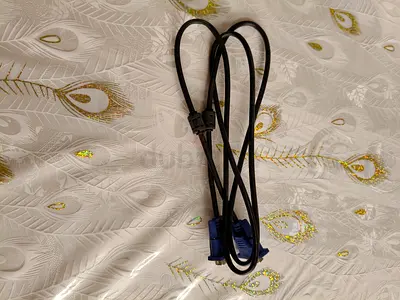 VGA Monitor Cable (Male-to-Male) - 1.5m, Good Condition