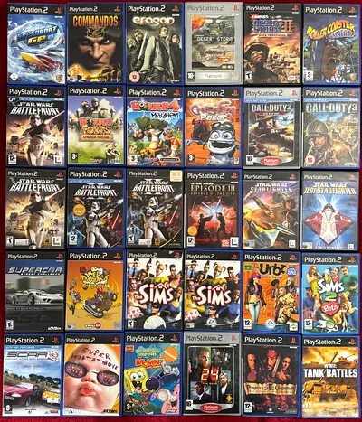 Ps2 games 65 dhs
