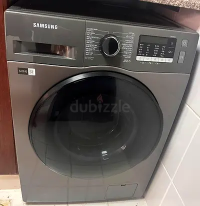 Samsung Front Load Washer Dryer Combo - Grey, Good Condition