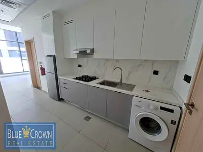 Chiller free studio with huge terrace kitchen appliances front of burjman metro with parking
