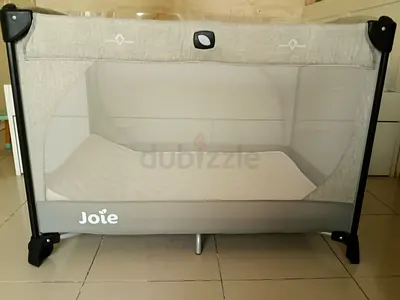 Joie Pack 'n Play Travel Cot / Playard - Light Grey, Good Condition