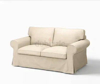 IKEA EKTORP 2-Seater Sofa - Beige, Assembled