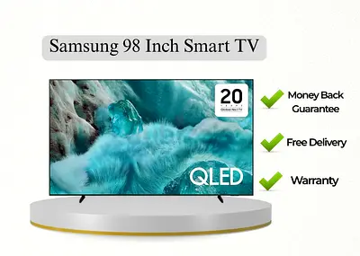 Samsung 98 Inch TV | QLED 4K Vision AI Smart TV | 2025 Model 98Q7F | Free Delivery | Warranty