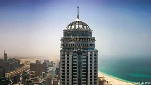أفضل سعر | شقة غرفتين وصالة | طابق علوي | برج برينسيس | دبي مارينا