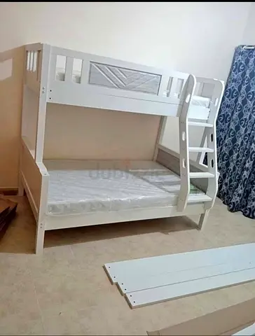Brand new White Wooden Bunk bed