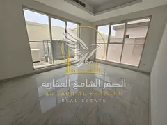 Luxury villa for rent in Al Jazat first occupancy 4 master bedrooms with dressing rooms a large majl