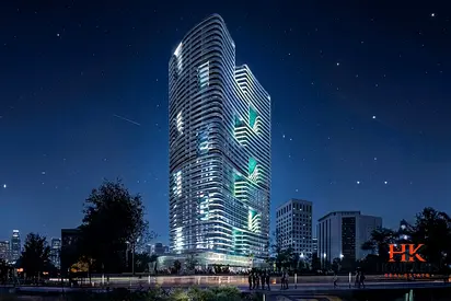 Furnished Studio | Binghatti Hills | Pool & City Views