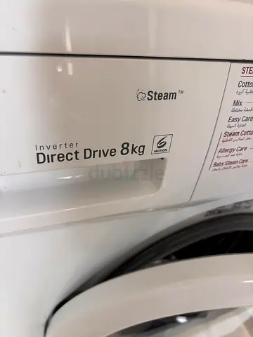 Front-load washing machine with Inverter Direct Drive, 8kg (working with small leak )
