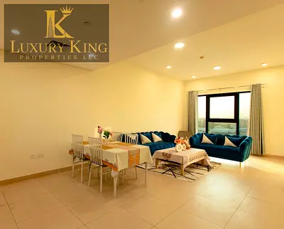 FURNISHED 3-BHK WITH BURJ KHALIFA VIEW CORNER UNIT
