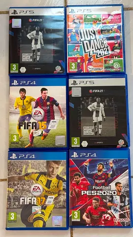 Bundle of FIFA (PS4/PS5), PES 2020 and Just Dance 2021 - Mixed PS4/PS5 games