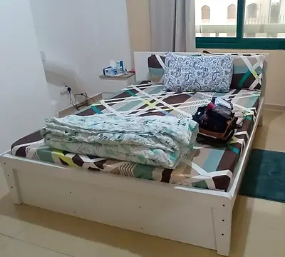 Bed with mattress 150by200cm