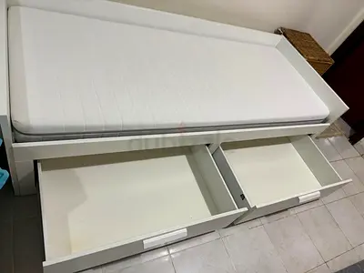 Ikea Bedroom Furniture- Study Table- wardrobe- daybed- standing shelve