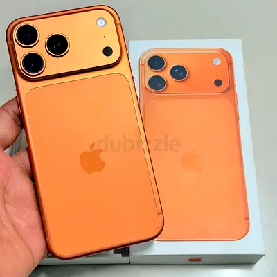 IPHONE 17 PRO MAX 256GB STORAGE TRA ORANGE TITANIUM
