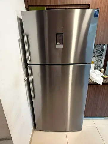 Siemens Stainless Steel Top Freezer Fridge width 85cm - perfect Condition and working