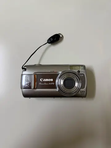 Canon PowerShot A470 Compact Digital Camera - Silver, Used, good quality