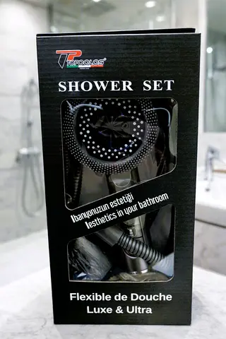 High Pressure Shower Head with Filter for Low Water Pressure - Handheld Shower Head with 4 Spray Mod