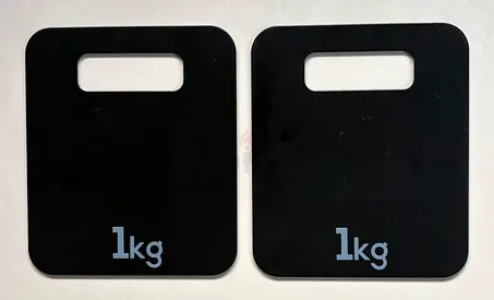 Flat Weights (2 x 1 kg)