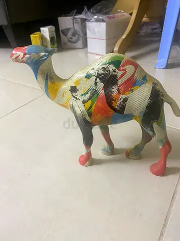 Colorful Decorative Camel Figurine