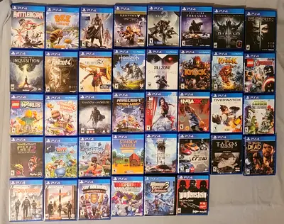 3 GAMES PS4 FOR 99 AED