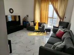 Luxury apartment, second occupancy. One bedroom, living room, and balcony with an open view. Ajman, 