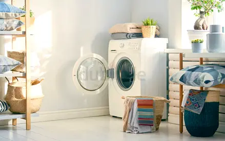 Front-load washing machine in good working condition