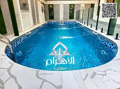 For Sale | Luxury 8-Bedroom Villa with Swimming Pool and Elevator in Al Aaliyah, Ready with Water, Electricity, and Air Conditioning – Ajman