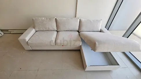 Same like new Condition IKEA Eskelstuna Sofa Bed with Storage beige